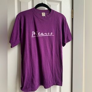 Vintage purple Picasso shirt - great condition!